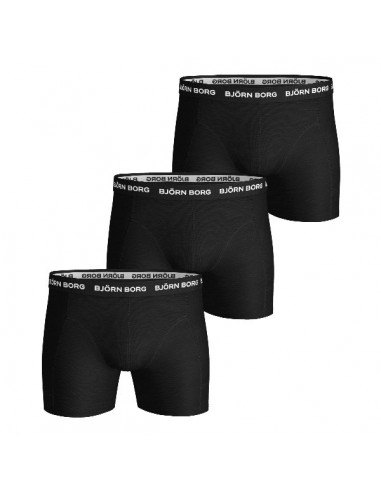 Björn Borg Boxershorts 3Pack SOLIDS  Black