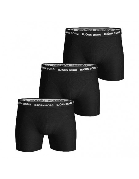 Björn Borg Boxershorts 3Pack SOLIDS  Black