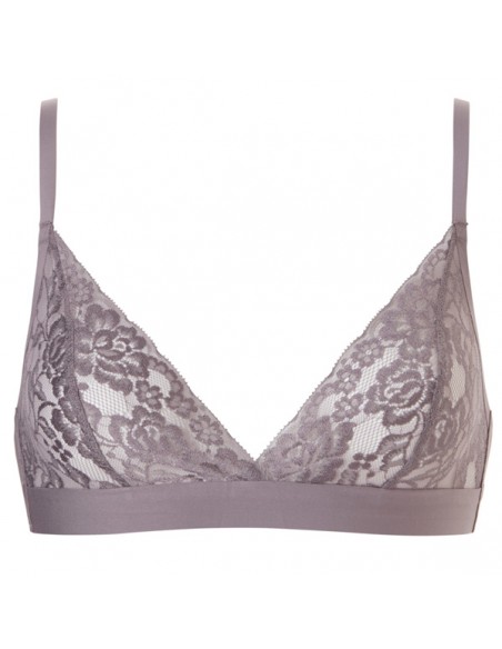 Ten Cate Secrets Lace Bralette Taupe Seamless
