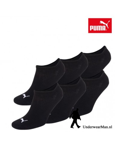Demonstreer avond Slager Puma Sokken 3Pack Sneaker Invisible Black