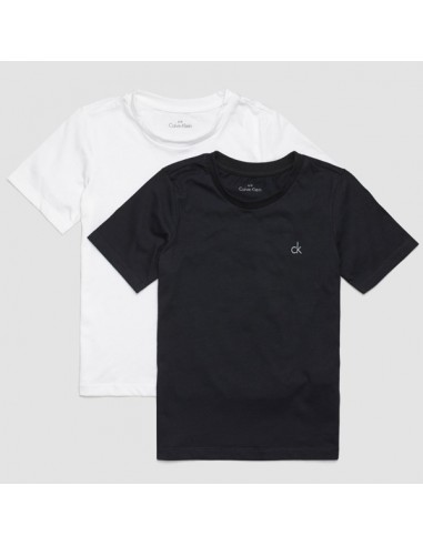 Calvin Klein Modern Cotton T-Shirts 2Pack Zwart-Wit Jongens Ondergoed