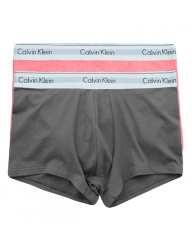Calvin Klein Ondergoed Modern Cotton Stretch Trunk Red Brown 2Pack