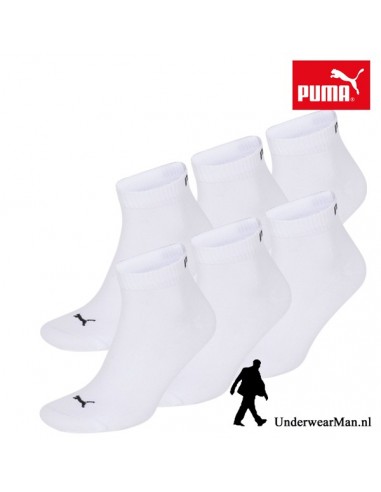 Puma Sokken 3Pack Quarter White 