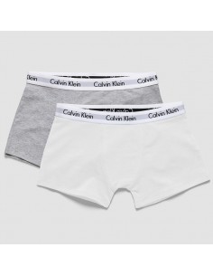 Calvin Klein Modern Cotton Grijs-Wit 2Pack Boxershorts Jongens Ondergoed 2