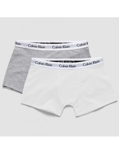 Klein Modern Cotton Grijs-Wit 2Pack Boxershorts Jongens Ondergoed