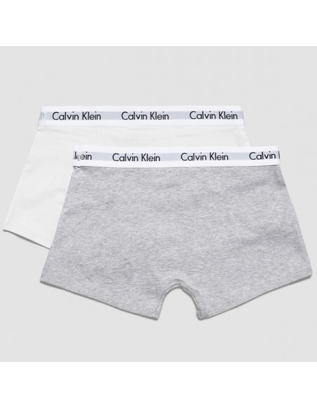 Calvin Klein Modern Cotton Grijs-Wit 2Pack Boxershorts Jongens Ondergoed