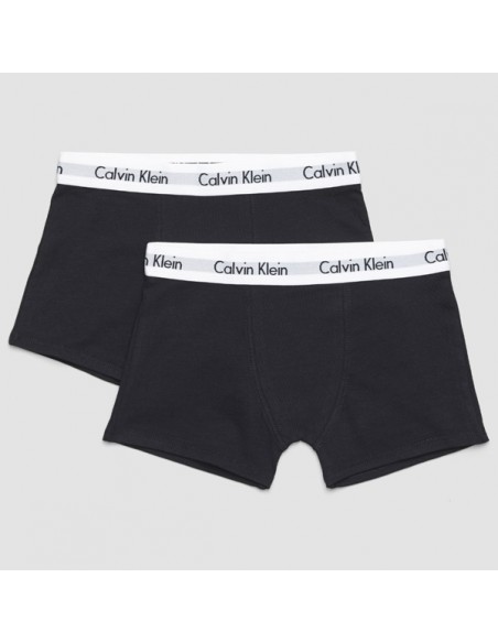 natuurlijk Continent Humaan Calvin Klein Modern Cotton Zwart 2Pack Boxershorts Jongens Ondergoed
