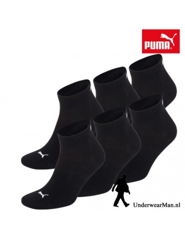 Puma Sokken 3Pack Quarter Black 