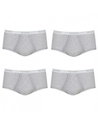 Sloggi Men Basic Maxi Grijs 4Pack, 3+1 gratis