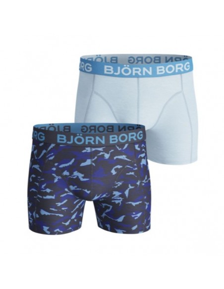 Björn Borg Boxershorts 2Pack BB ABSTRACT SHADE COTTON STRETCH SHORTS Peacoat