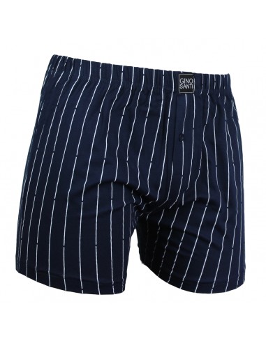 Gino Santi Klassieke boxer 5 pak Navy Pin Stripe