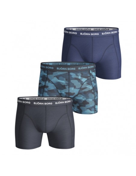Björn Borg Boxershorts 3Pack SHADELINE SAMMY Total Eclipse