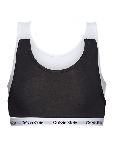Calvin Klein  Modern Cotton Bralette 2Pack Black White