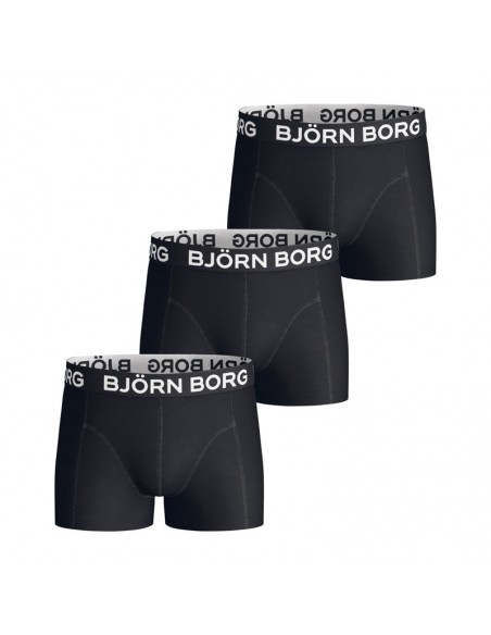 Bjorn Borg 3Pack Boys Shorts Noos Zwart Boxershorts