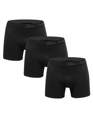 Gino Santi Super Aanbieding Strakke boxer 3 pak 2+1 Gratis Zwart