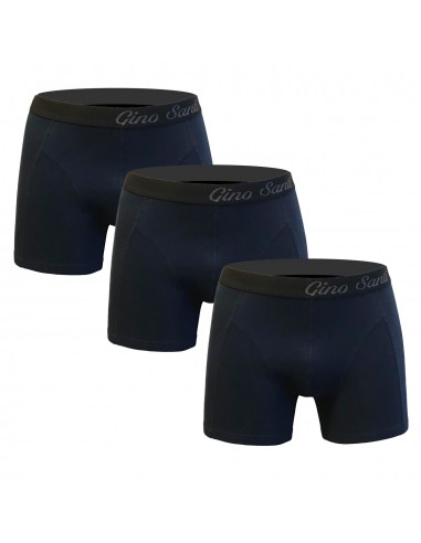 Gino Santi Super Aanbieding Strakke boxer 3 pak 2+1 Gratis Navy