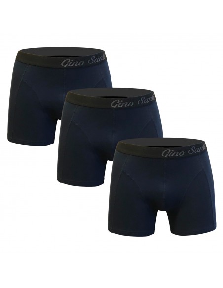 Gino Santi Super Aanbieding Strakke boxer 3 pak 2+1 Gratis Navy