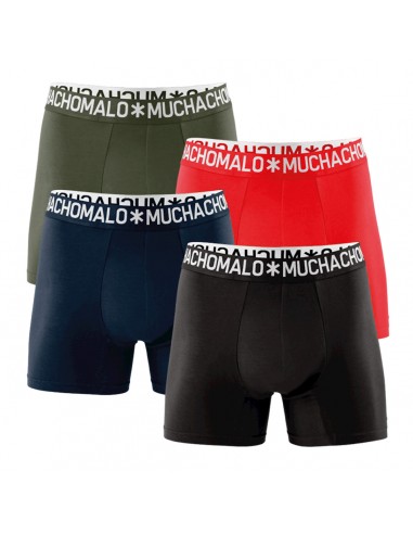 MuchachoMalo 4Pack COTTON SOLID Heren Boxershorts