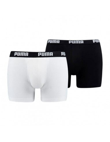 Puma Boxershort Duopak Wit Zwart