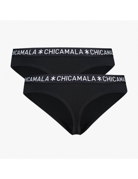 MuchachoMalo BASIC String Zwart 2Pack Dames Ondergoed