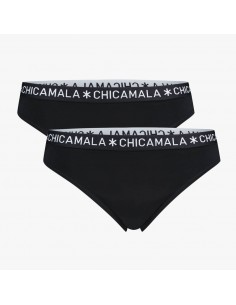 MuchachoMalo BASIC String Zwart 2Pack Dames Ondergoed