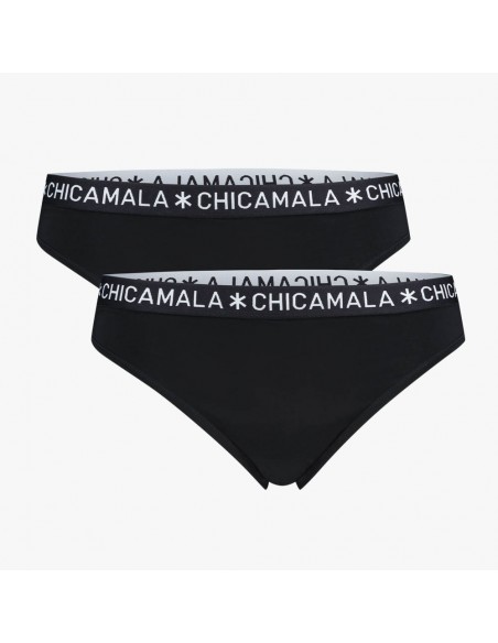 MuchachoMalo BASIC String Zwart 2Pack Dames Ondergoed