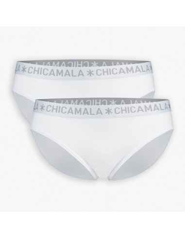 MuchachoMalo BASIC Brief Slip Wit 2Pack Dames Ondergoed