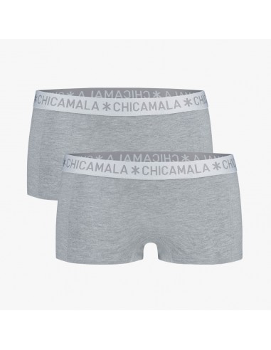 MuchachoMalo BASIC Short Grijs 2Pack Dames Ondergoed