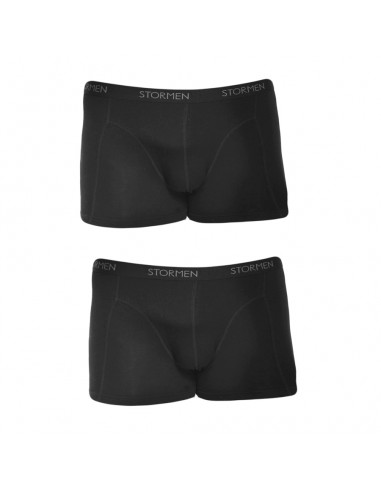 STORMEN Bamboe Boxershort Black 2Pack