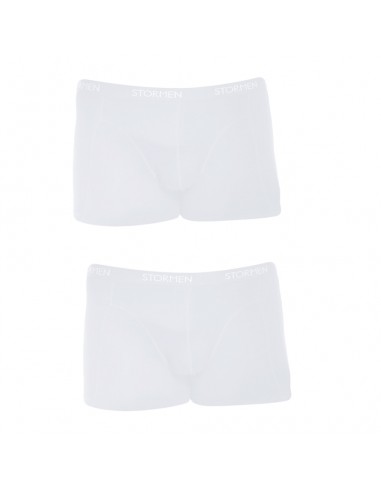 STORMEN Bamboe Boxershort White 2Pack