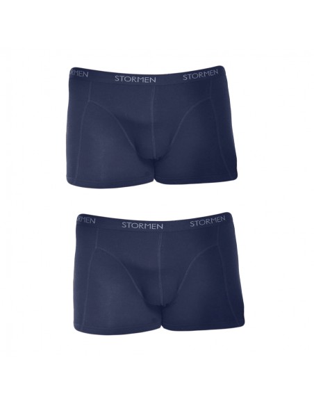 STORMEN Bamboe Boxershort Navy 2Pack