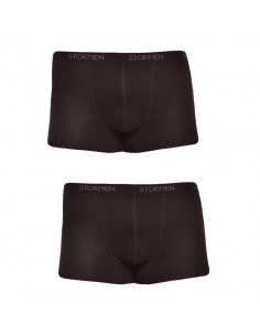 STORMEN Bamboe Trunk Boxershort Black 2Pack