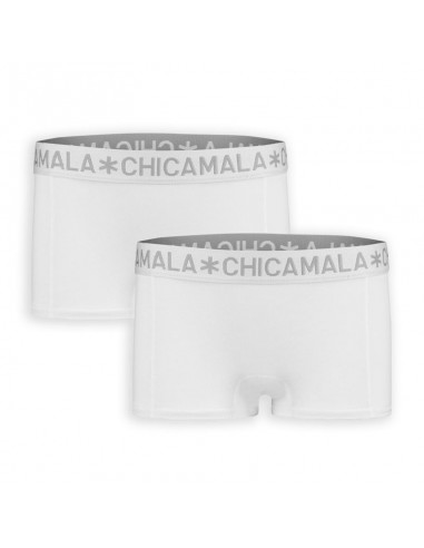 MuchachoMalo BASIC Short Wit 2Pack Dames Ondergoed