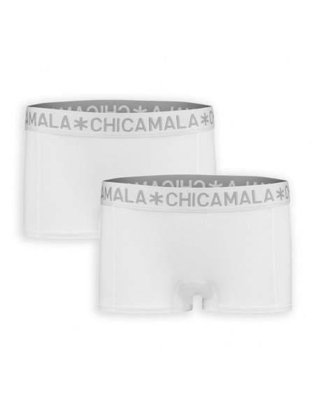 MuchachoMalo BASIC Short Wit 2Pack Dames Ondergoed