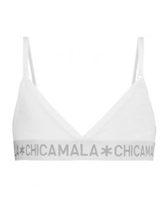 MuchachoMalo BASIC Triangle Top Wit Dames Ondergoed