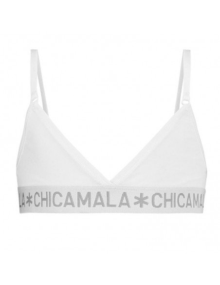 MuchachoMalo BASIC Triangle Top Wit Dames Ondergoed