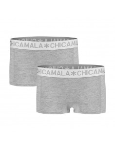 MuchachoMalo BASIC Short Grijs 2Pack Dames Ondergoed