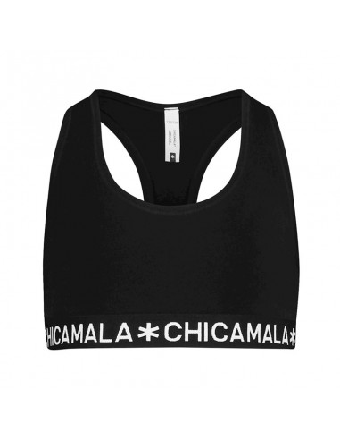 MuchachoMalo BASIC Racerback Top Zwart Dames Ondergoed