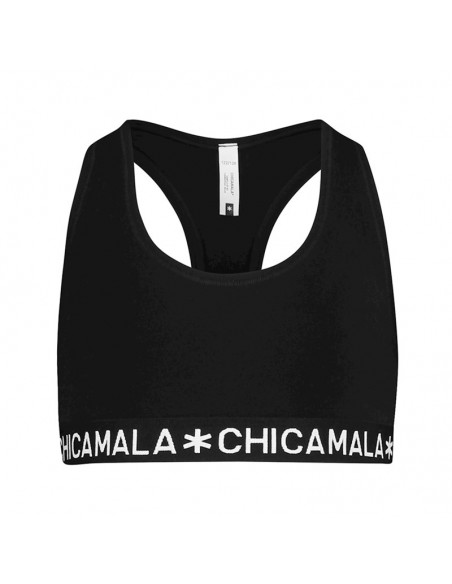 MuchachoMalo BASIC Racerback Top Zwart Dames Ondergoed