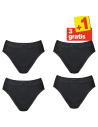 Sloggi Double Comfort Tai 4 pack Zwart 3+1 Gratis