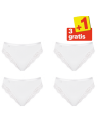 Sloggi Romance Tai Slip 4 pack Wit 3+1 Gratis