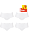 Sloggi Basic Midi Slip 4 pack wit 3+1 gratis