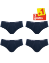 Sloggi Men Basic Midi 4 pack Donkerblauw 3+1 Gratis