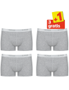Sloggi Men Basic Short 4pack Grijs 3+1 Gratis