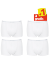 Sloggi Men Basic Short wit 4Pack, 3+1 gratis