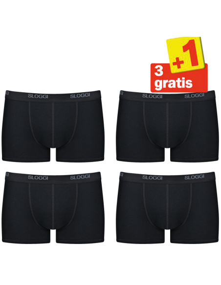 Sloggi Men Short 4Pack, gratis