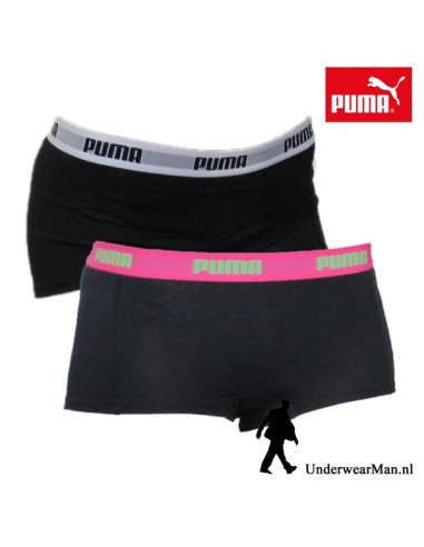 Puma Mini Short Black Pink 2Pack