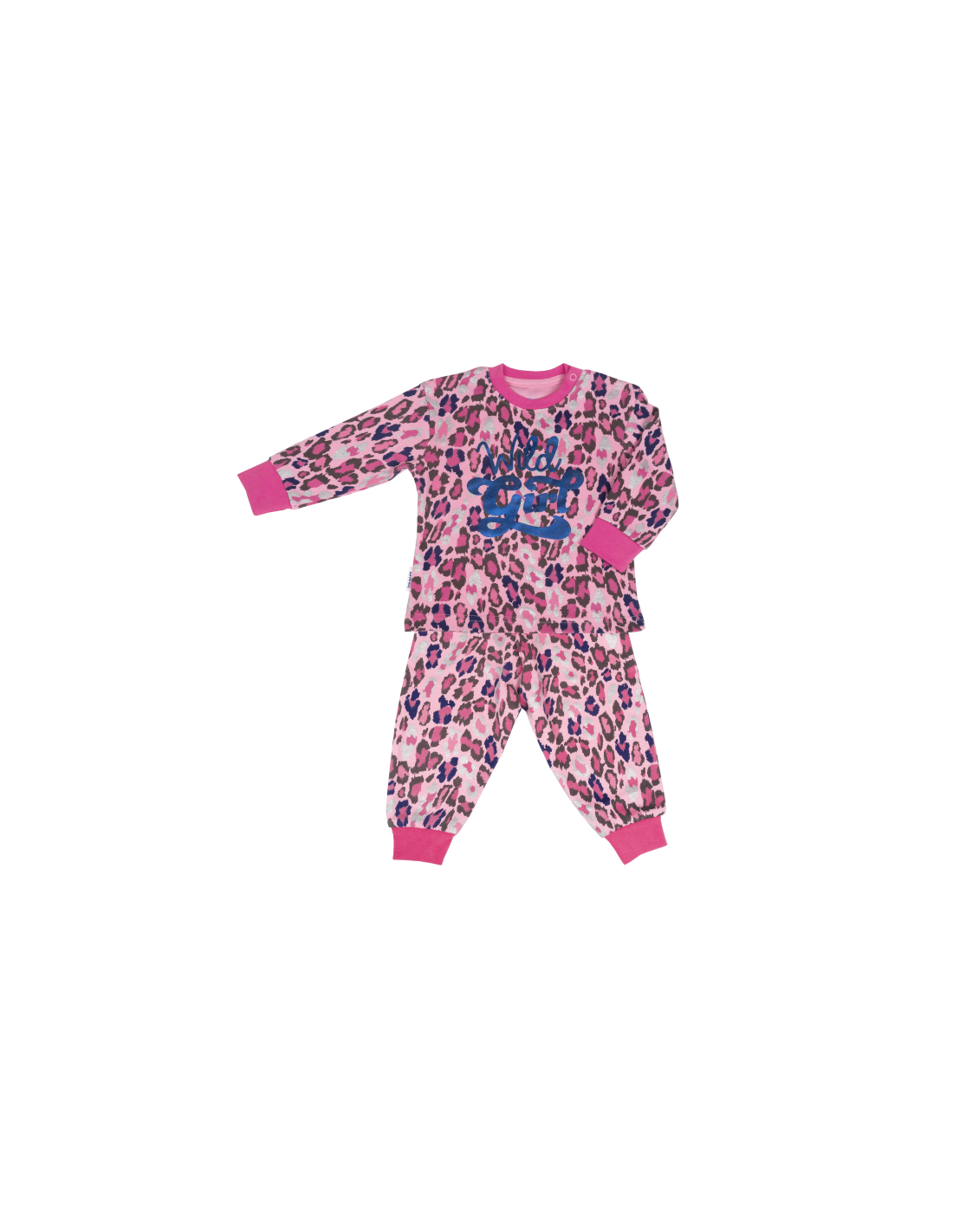 Springplank Specialiteit blok Frogs and Dogs Meisjes Pyjama Wild Girl Panther Print