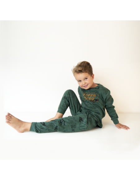 Frogs and Dogs Jongens Pyjama Camouflage Rosin