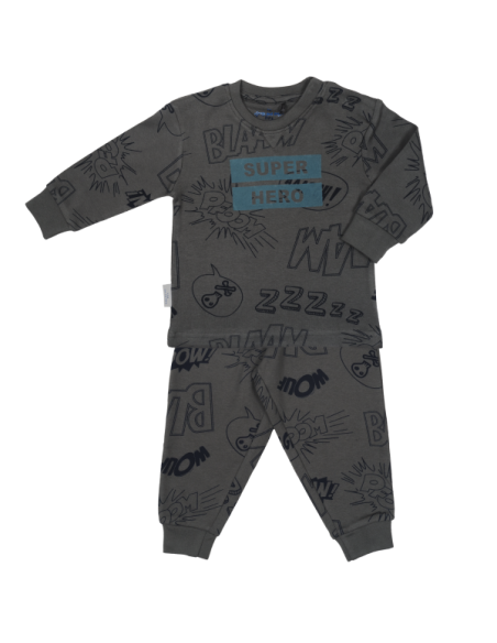 Frogs and Dogs Jongens Pyjama Camouflage Rosin